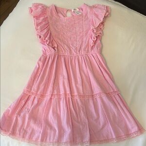 Japna Barbie Pink Ruffle Mini Dress M darling +++